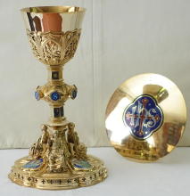 French Antique Gothic Chalice